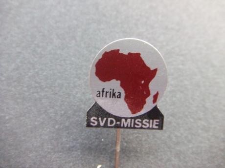 SVD Societas Verbi Divini(Missionarissen van Steyl) Afrika rood-zwart